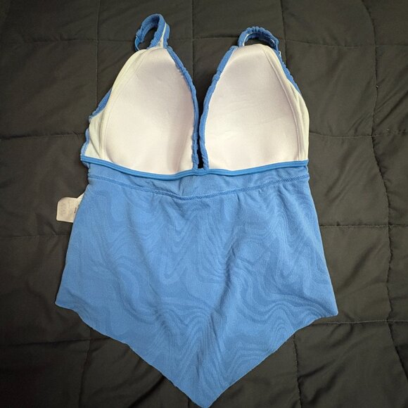 Bar III Women's Hanky-Hem Textured Tankini Top - Size: XL- NWT - Picture 7 of 13